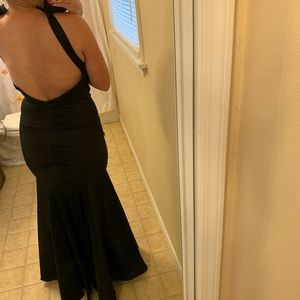 Beautiful Black and Gold formal gown